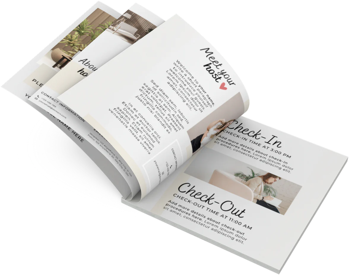 Full BnB Welcome Book — 5 Languages preview